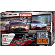Pista Elettrica Carrera Evolution Flames and Fame