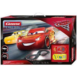 Pista Elettrica Carrera Evolution Disney Pixar Cars 3 Take Off